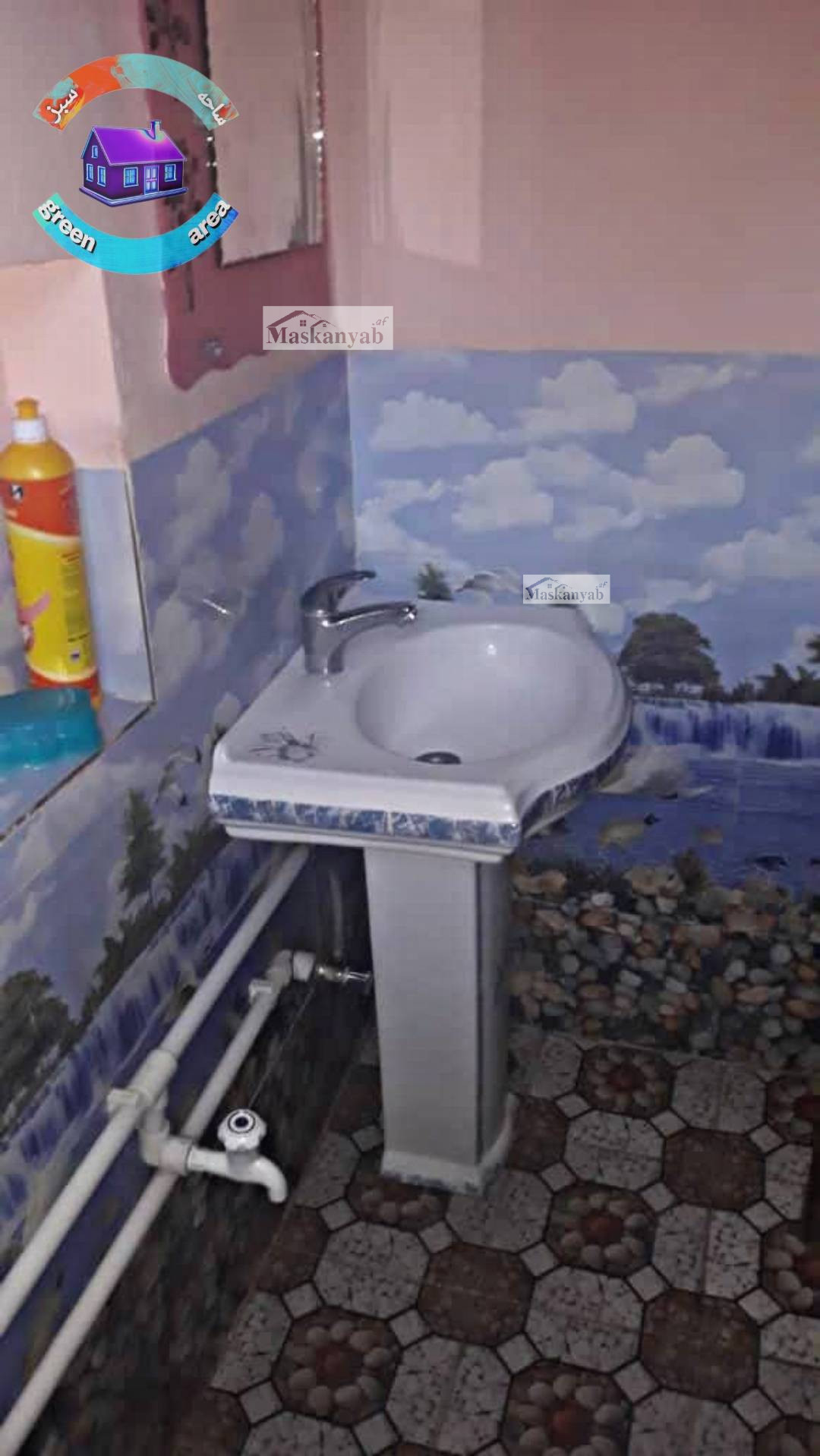 Five-room house is for sale Airport road, Kabul.
