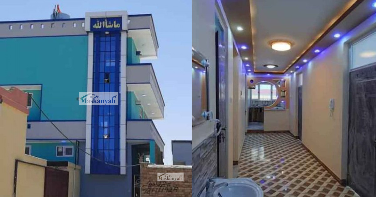 Four-floor house for sale at Deh Morad Khan Road, District 7