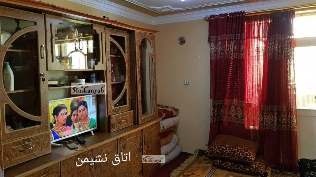 Concreted three-floor house for sale in District 15, Kabul