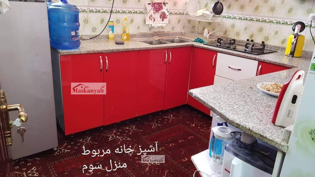 Concreted three-floor house for sale in District 15, Kabul