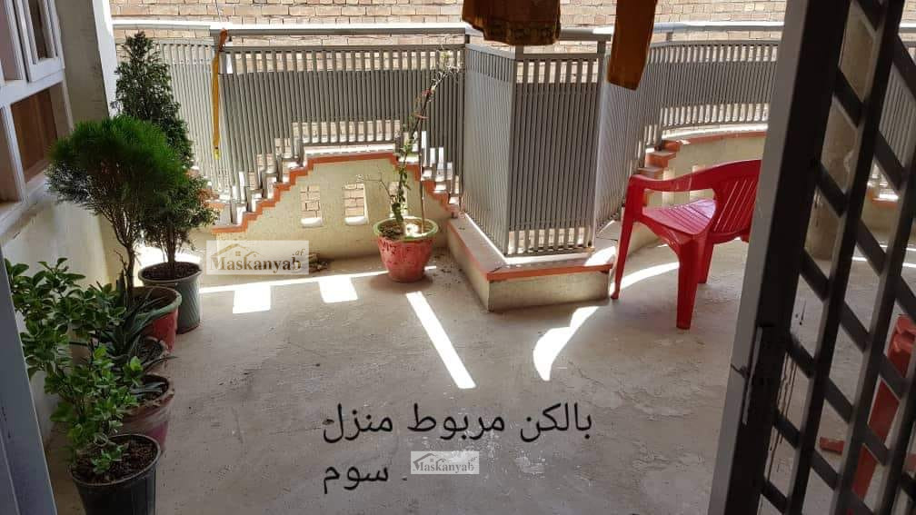 Concreted three-floor house for sale in District 15, Kabul