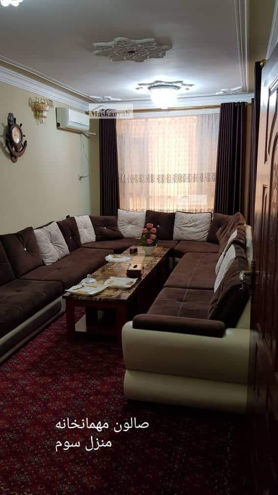 Concreted three-floor house for sale in District 15, Kabul