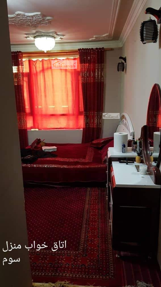 Concreted three-floor house for sale in District 15, Kabul