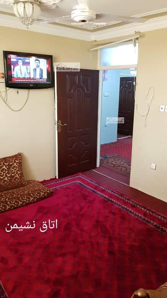 Concreted three-floor house for sale in District 15, Kabul