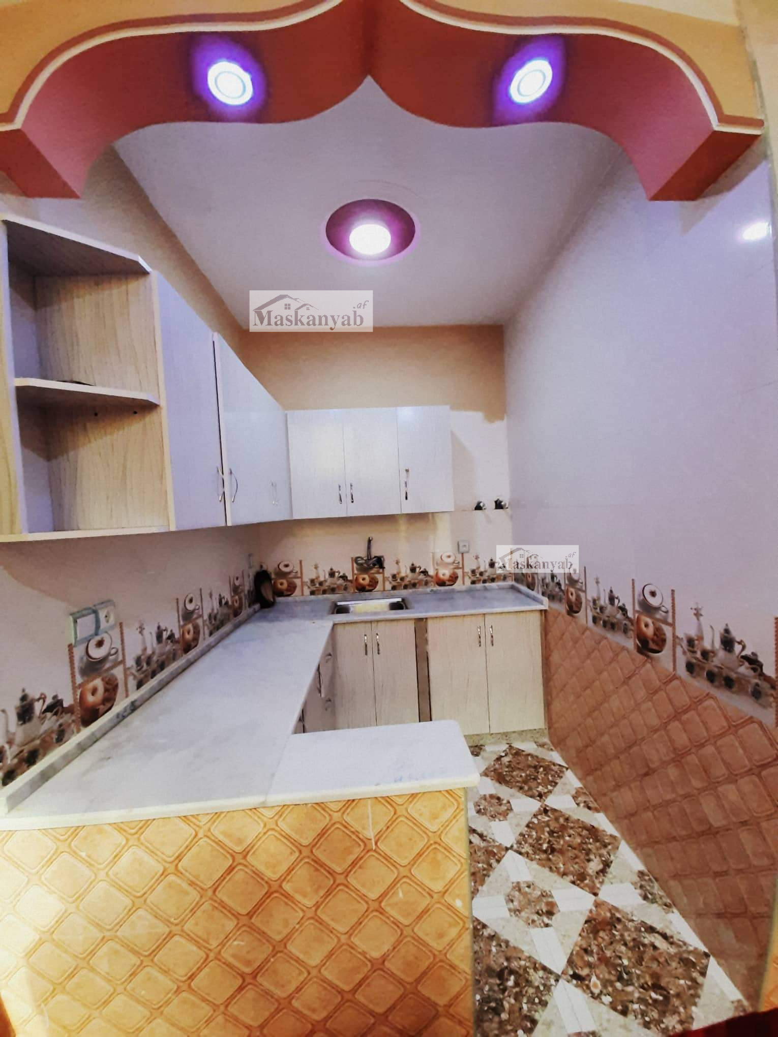 Six-room house for sale in 40 meters road of Airport, Kabul
