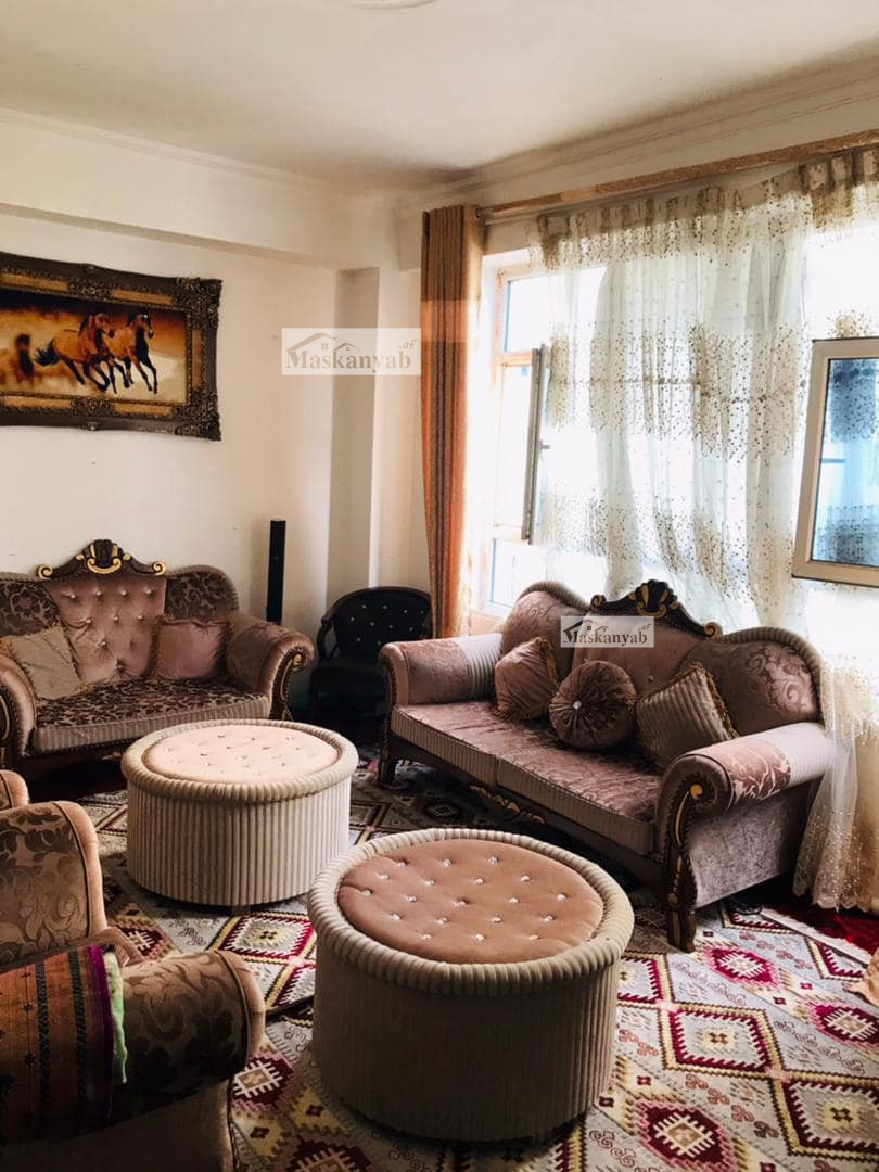 Two-room apartment for sale in the 5th street of Taimani Project, Kabul