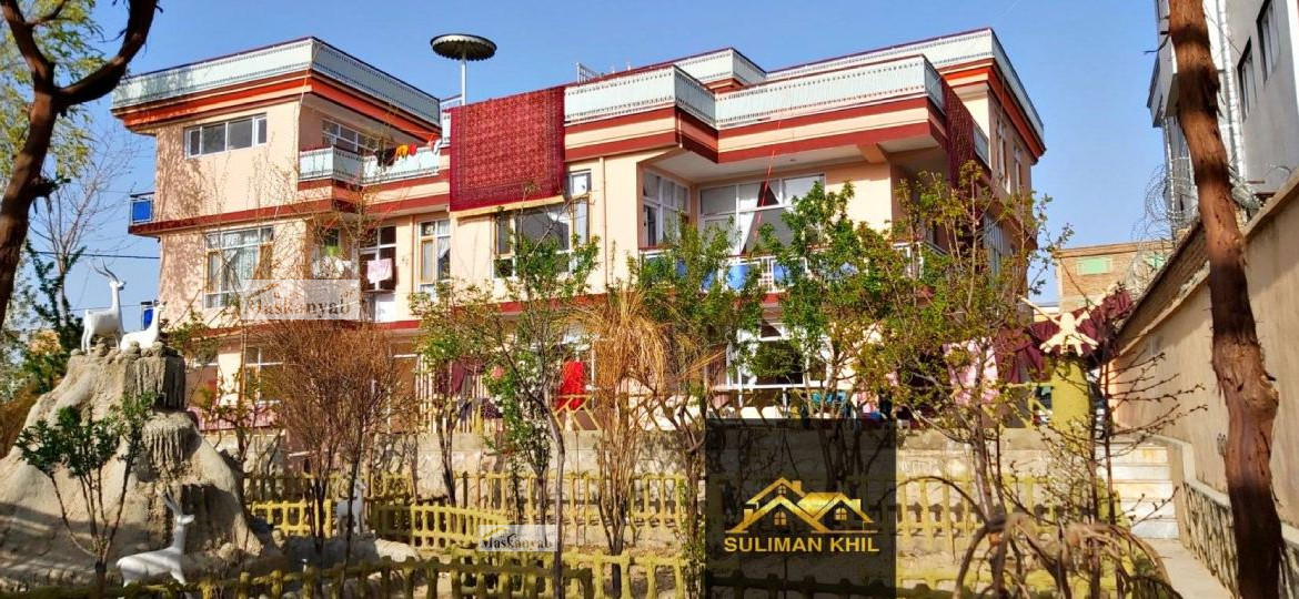 Three-floor house for sale at Kotal-e Khair Khana, Kabul