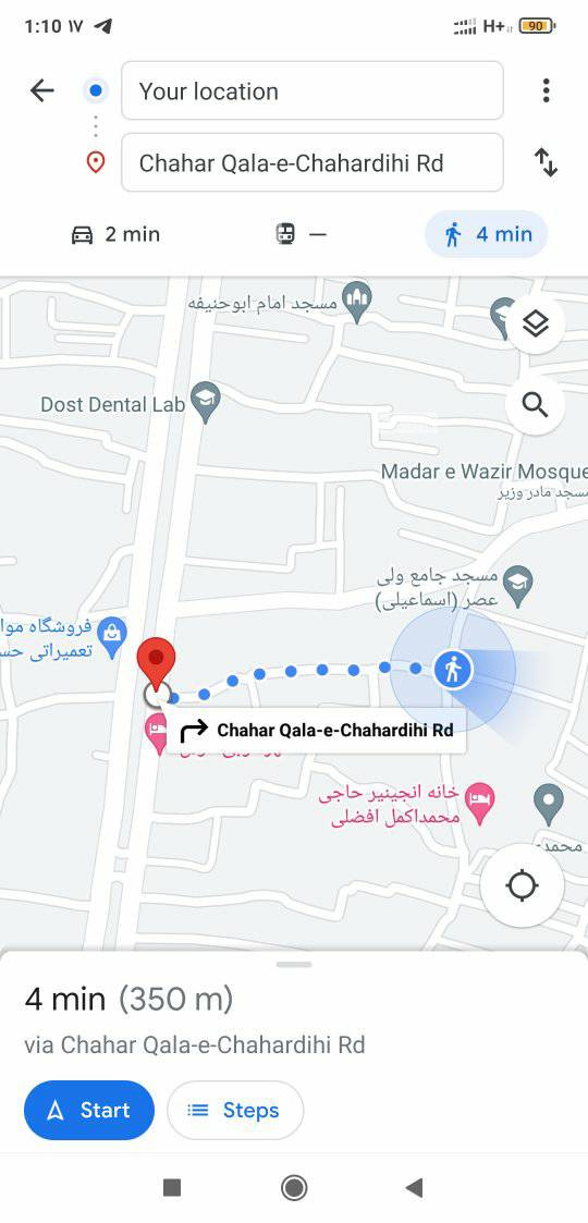 The Two-floor house is for sale in Chahar Qala-e Chahar Deh, District 6, Kabul