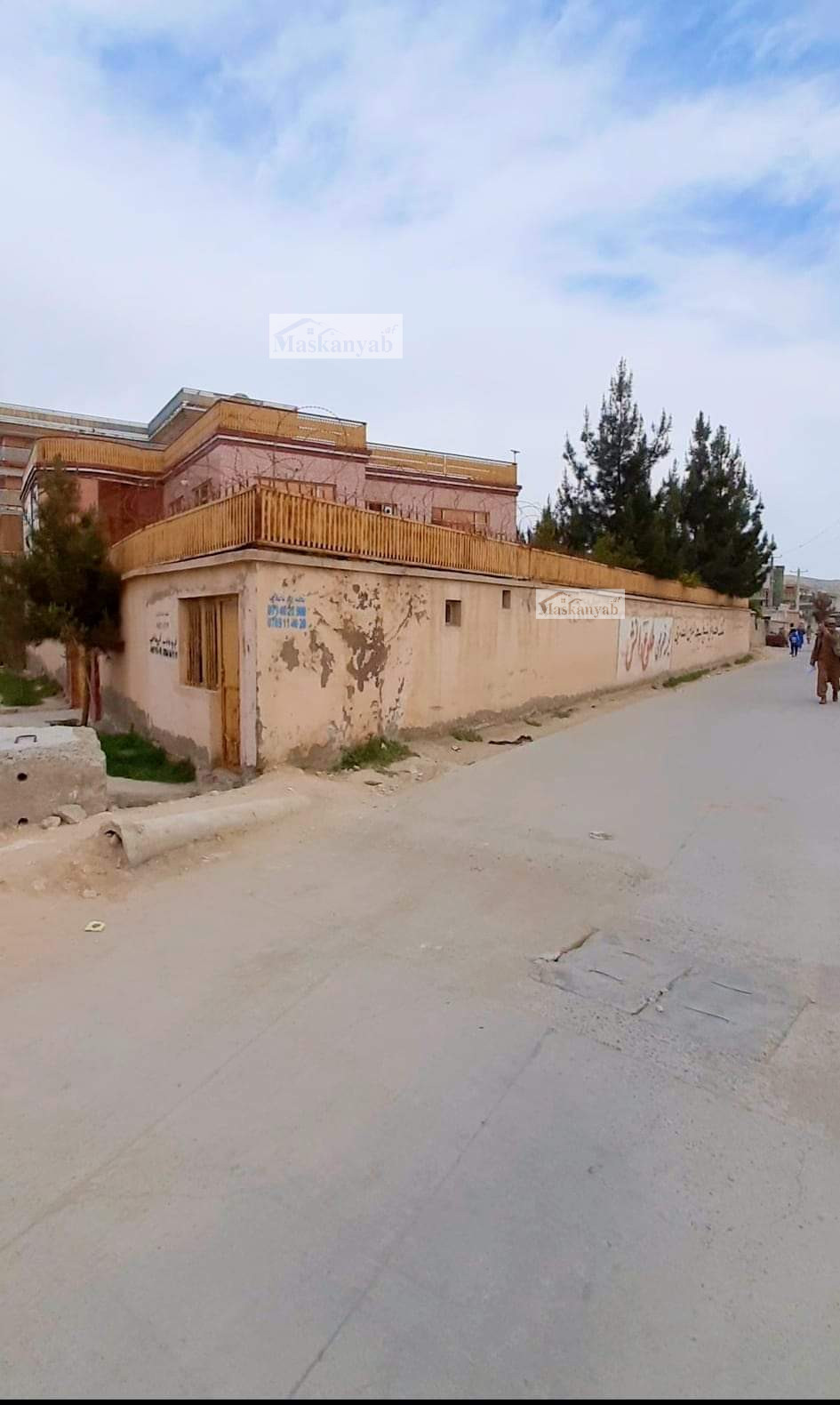 The Two-floor house for sale in 80 Meters road of Airport, Kabul