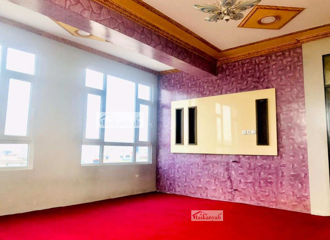 The Four-room apartment is for rent in Kolula Poshta, Kabul