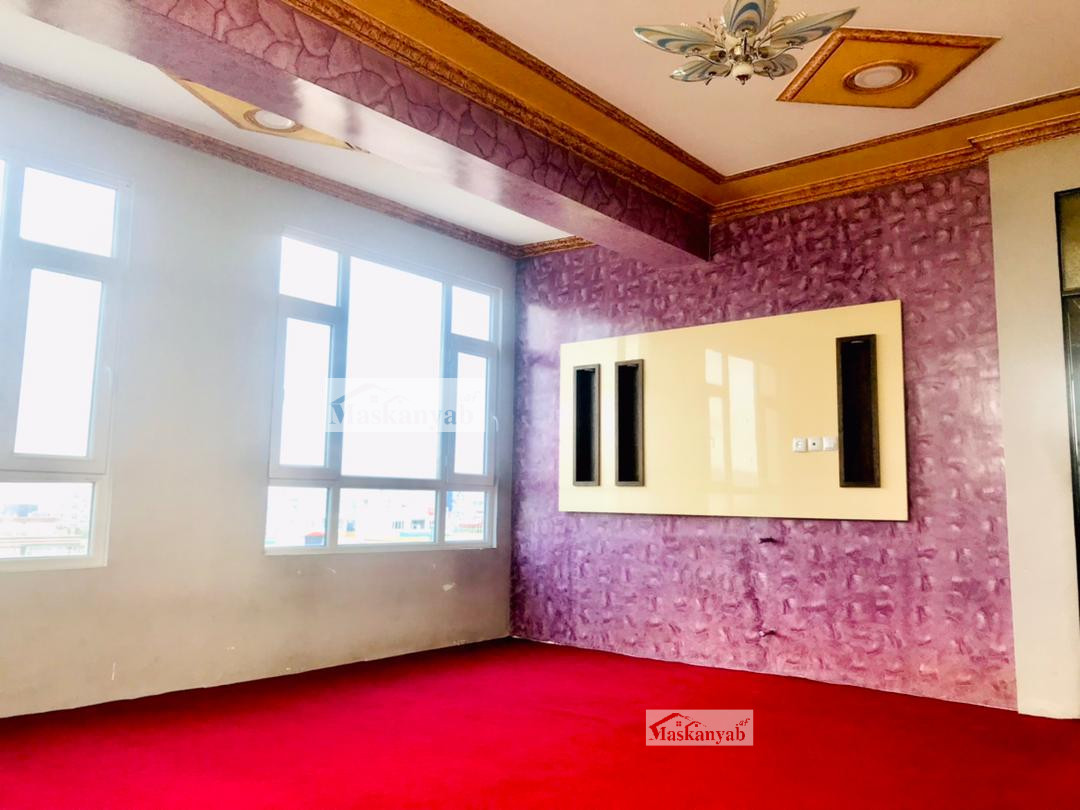 The Four-room apartment is for rent in Kolula Poshta, Kabul