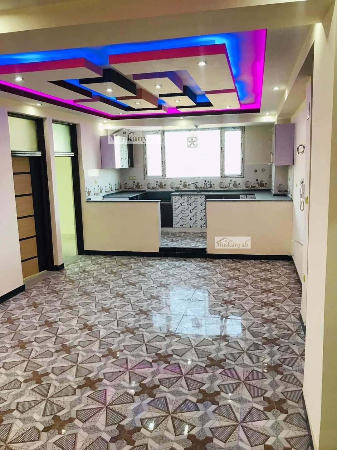 The Three-room apartment is for rent on Fifth Street of Taimani Project