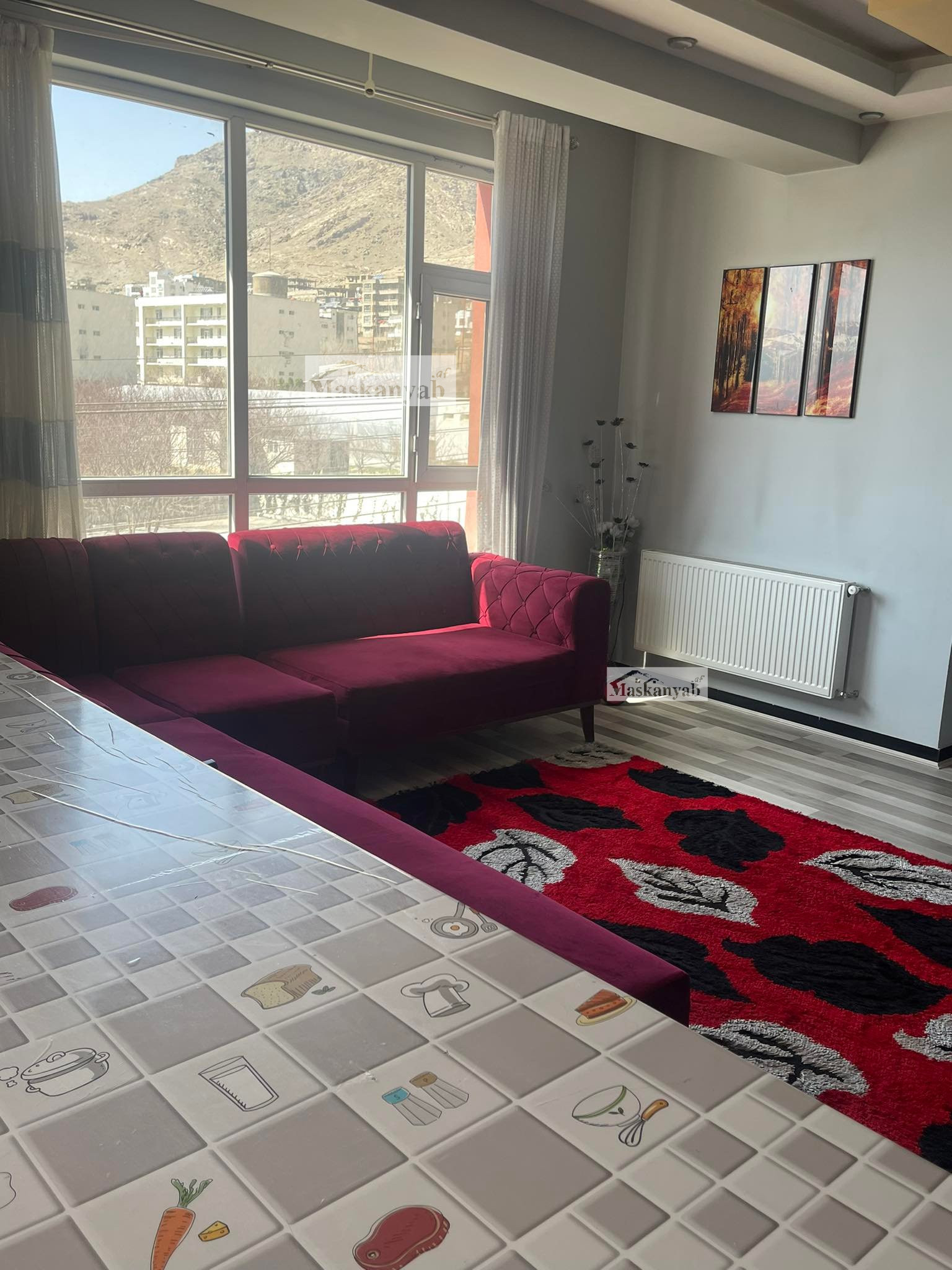 The Three rooms apartment is for mortgage in Afshar Silo, Kabul