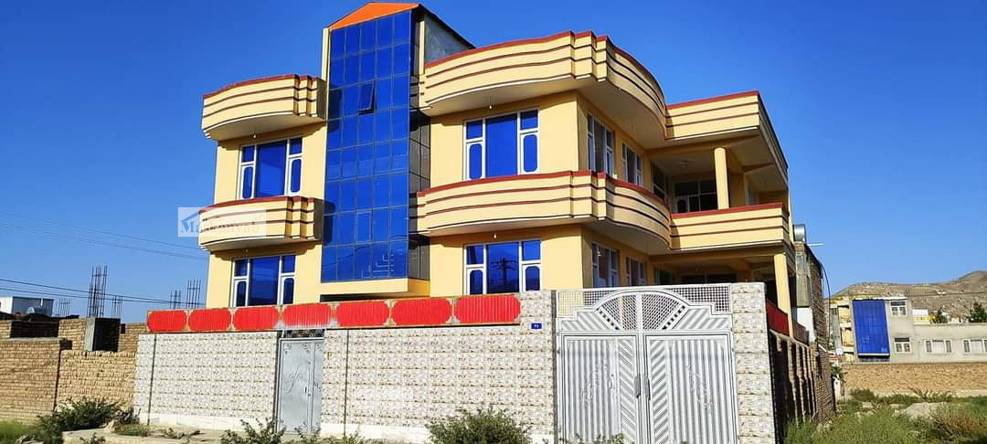 The three floors house is for sale in Marshal Fahim Road, Kotal-e Khair Khana, District 17, Kabul
