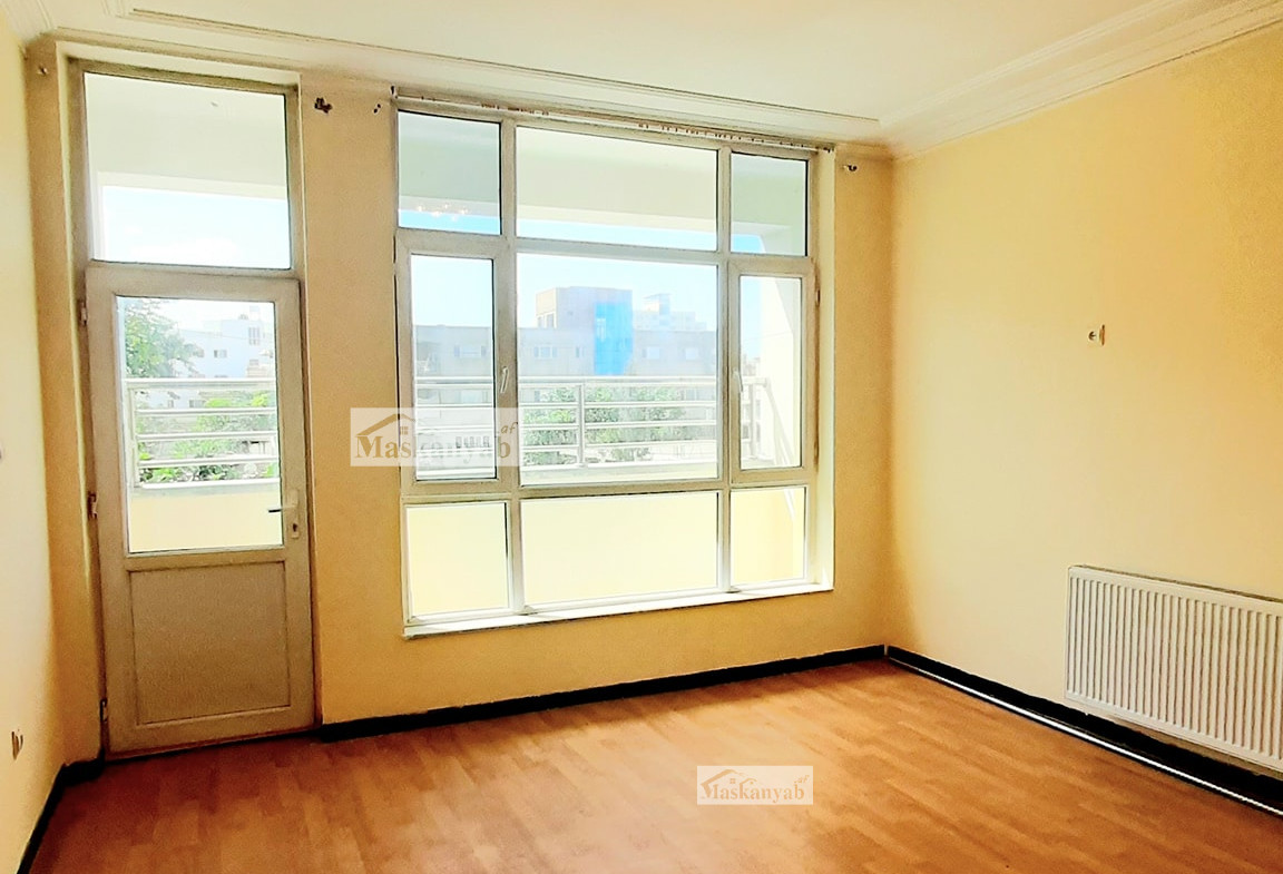 The Three rooms apartment is for rent in front of Salim Karawan Block, Kabul