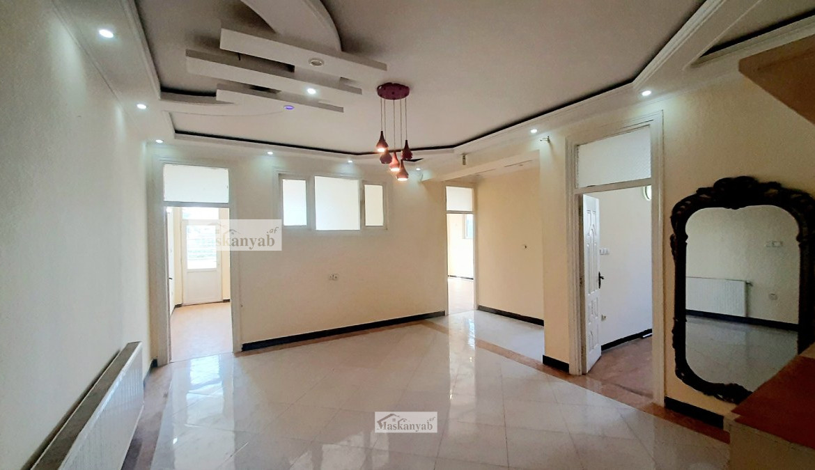 The Three rooms apartment is for rent in front of Salim Karawan Block, Kabul
