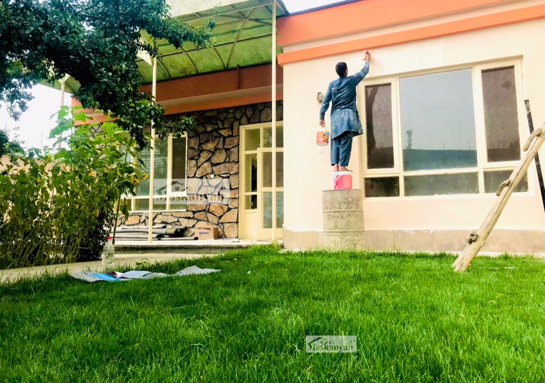 The Six-room house is for rent in Shahr-e New, Kabul