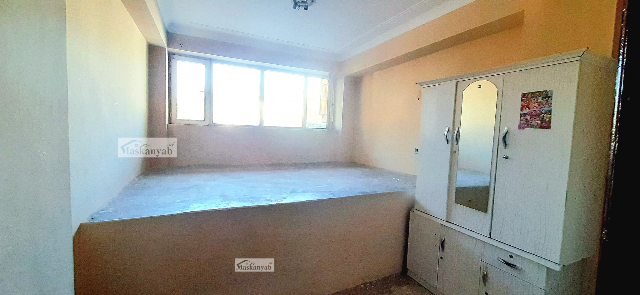 Three-room apartment for rent on 6th Street of Qala-e Fatihullah