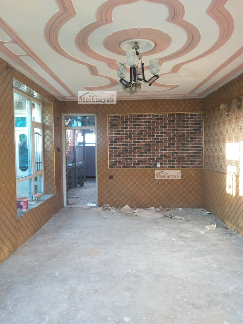 Three-room house for rent in District 10, Kabul