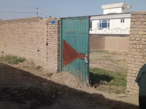 Four-side-wall land for sale in Nasaji, Kabul