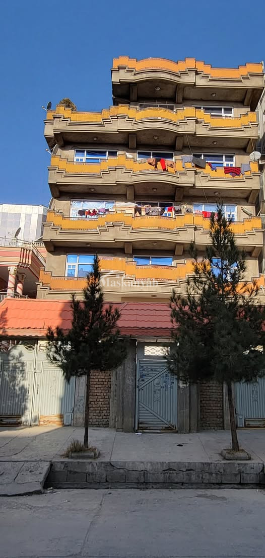 Six-floor building for sale in best location, Taimani project, Kabul